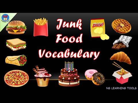 Junk food Name | Junk Food | Junk Food Vocabulary | Fast Food Name | 50 Junk Foods | Unhealthy food