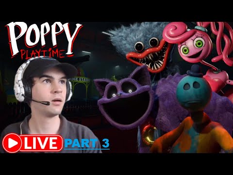 LETS FINISH THIS GAME!!! | Poppy Playtime | LIVESTREAM | Full Playthrough PART 3 | SlurpyGamer 06