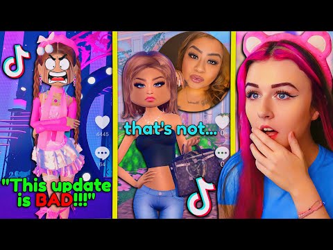 Reacting To VIRAL TIKTOKS Of The NEW UPDATE In DRESS TO IMPRESS Style Showdown! | ROBLOX