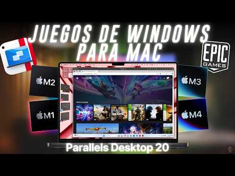 Así Puedes Jugar Juegos de Windows en Mac M1/M2/M3/M4