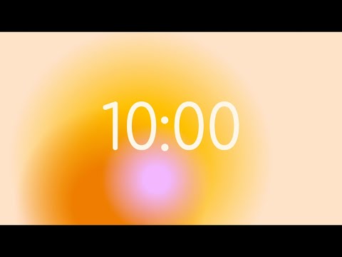 Orange Aura 10  Minute Timer