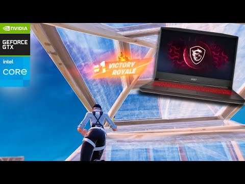 MSI GF63 in Fortnite Chapter 5... (GTX 1650, i5)