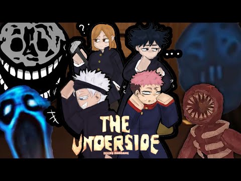 JJK Characters Play The Underside (Doors Fangame) and Other Scary Games