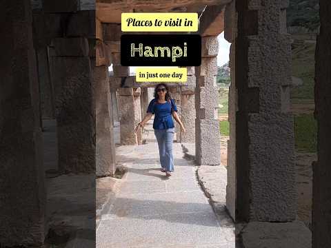 places to visit in Hampi, Karnataka #travellingbetween #bengalitravelvlog #karnataka