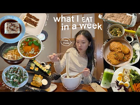 what I EAT in a week in nyc | balanced meals, easy recipes & realistic