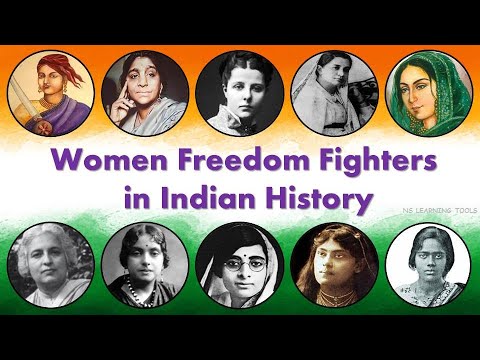 20 Women Indian Freedom Fighters, Women Freedom Fighters Of India, Indian female freedom fighters