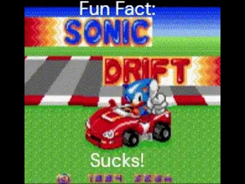 Cheating in sonic drift because it's bad.