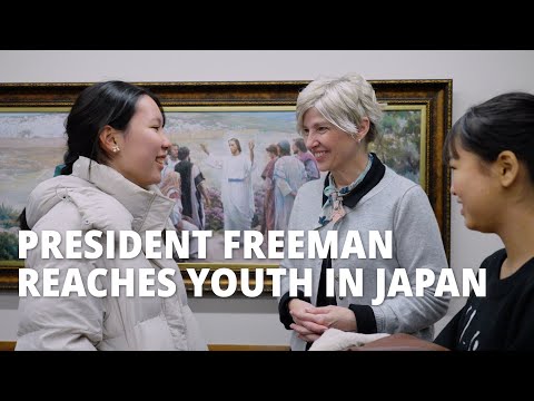 President Freeman Reaches Rising Generation in Japan