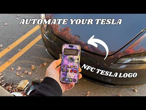 Automate Your Tesla: NFC Tesla Logo for the 2024 Model 3 (Other Models Too)!