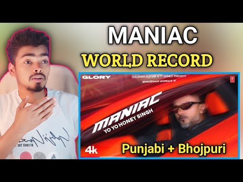 MANIAC -  YO YO HONEY SINGH REACTION | ESHA GUPTA | GLORY | BHUSHAN KUMAR