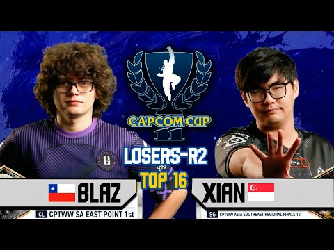 🔥Capcom Cup 11 - Top 16 to Grand Final- BLAZ (ryu) vs. XIAN (dee jay)