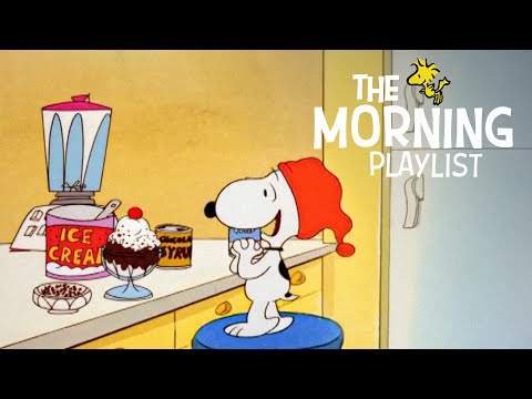 Morning Energy Boost ☕ Chill Morning Sweet Melody with Snoopy