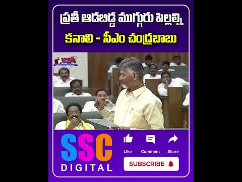 ప్రతి ఆడబిడ్డ ముగ్గురు పిల్లల్ని కనాలి.., AP CM Chandrababu Speech About Familyes | #SSCDigital