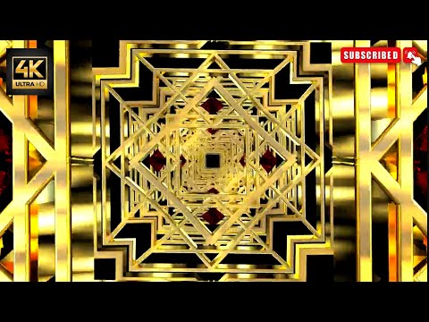 Golden VJ Loop || Full HD Graphics & Background motion video FREE Download New 2024