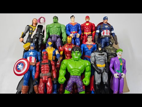 IRONMAN VS HULK VS SPIDERMAN VS CAPTAIN AMERICA VS SPIDERMAN VS VENOM SUPERHERO AVENGERS UNBOXING