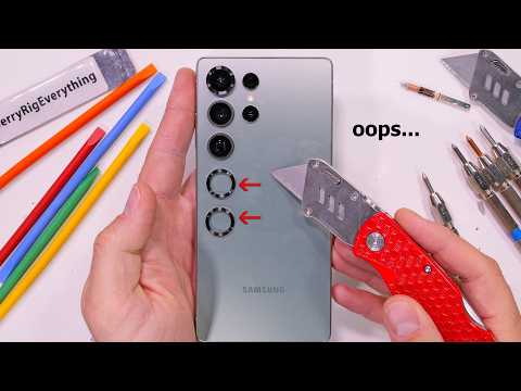 The Camera Rings are Fake!  (Galaxy S25 Ultra Durability Test)