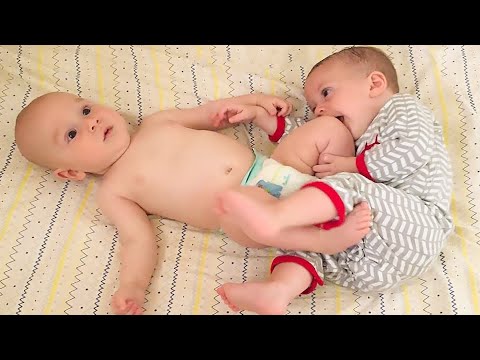 Twin Babies Funniest Home Videos - Try Not To Laugh