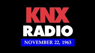 11/22/63 RADIO COVERAGE FROM KNX IN LOS ANGELES, CALIFORNIA