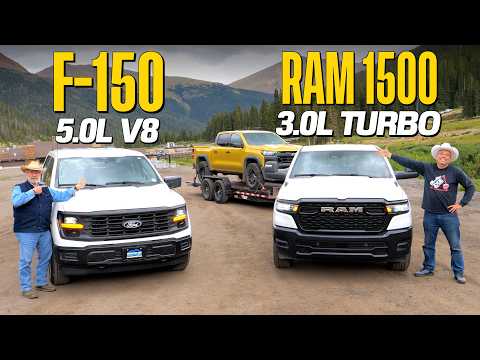 Is the V8 DEAD? The New Turbo Ram 1500 vs Ford F-150 Coyote On The World's Toughest Towing Test!