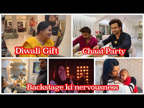 Surprise Diwali Gift| Ek saal ke baad gayee shoot par| Shoaib Im very proud|Backstage ki nervousness