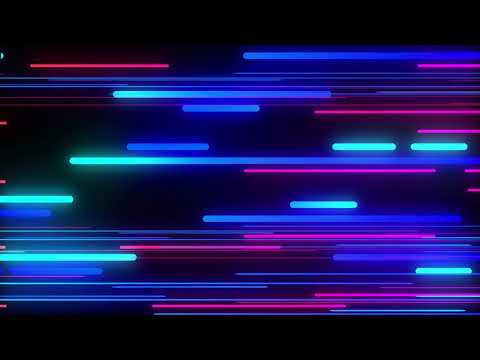 Neon Light Passing Video Wall For Consort, Fashion, Clubbing & Shows, Free Video Background Loop