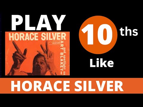 PLAY 10ths - EASY METHOD. Practice drill applying the song; "PEACE", by piano legend Horace Silver.