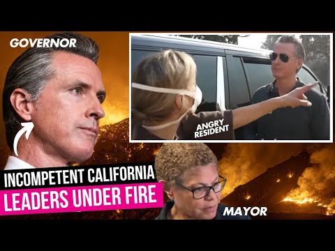 🔥 ANGRY Woman CONFRONTS California Gov. After Palisades Burned Down | LA Mayor Also Under Fire