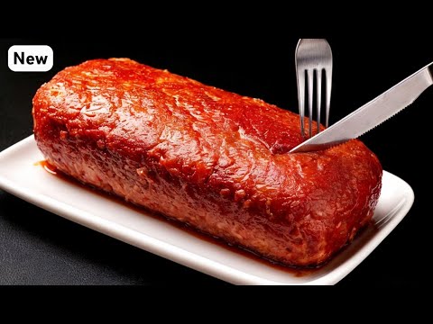 Don’t Cook Meat Loaf Until You See This Recipe! My Family Eats Everything in a Minute! 🍖✨