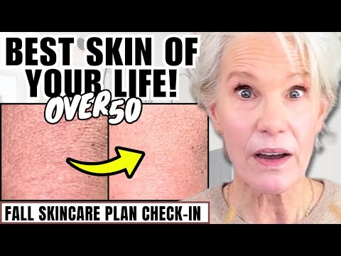 CRAZY RESULTS! After Changing My Over 50 Skincare Routine (Get Best Skin of Your Life Fall-Check-In)