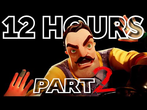 I Beat The HELLO NEIGHBOR Games in 12 HOURS... | Part 2