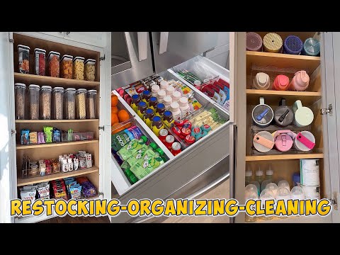 Restocking-Organizing-Cleaning ASMR Videos I JKENTR & Monica Brady & Kelsey Venkov