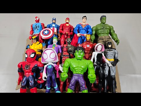 THANOS VS SPIDERMAN VS IRONMAN VS CAPTAIN AMERICA VS VENOM VS HULK SUPERHERO AVENGERS UNBOXING