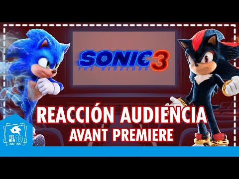 (SPOILERS) SONIC 3 LA PELÍCULA "REACCION AUDIENCIA" (AVANT PREMIERE)