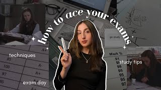 study tips to ACE your exams [my fav techniques and advice]