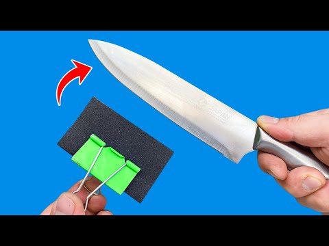 Knife Like Razor Sharp in 1 Minute! This Tool Works as if By Magic