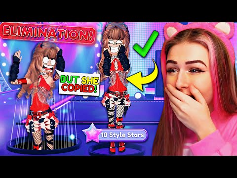 COPYING People's OUTFITS In STYLE SHOWDOWN... They Got SOOO MAD! | Dress to Impress ROBLOX