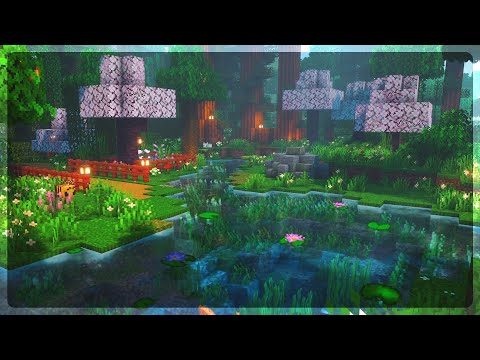 🌺🐝 Minecraft Peaceful Garden Ambience w/ Relaxing Music