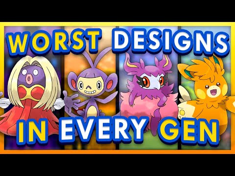 The Worst Pokemon Designs of Every Generation