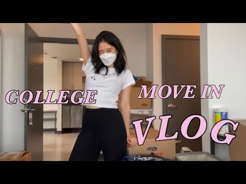 college move-in vlog 2021 | moving across the country to BOSTON