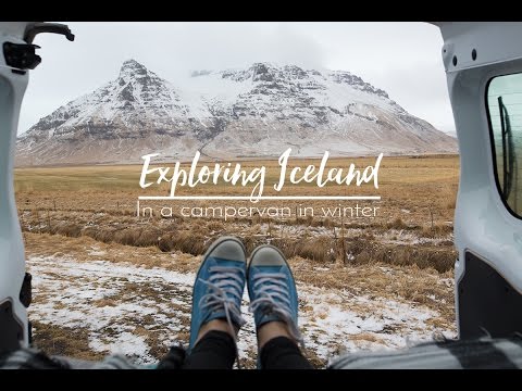 Exploring ICELAND in a campervan in Winter 🇮🇸