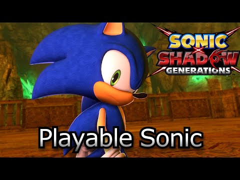 Playable Sonic in Sonic X Shadow Generations!