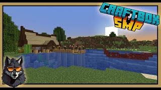 FISHING HUT BUILD - Minecraft Let's Play Craftbox SMP 3