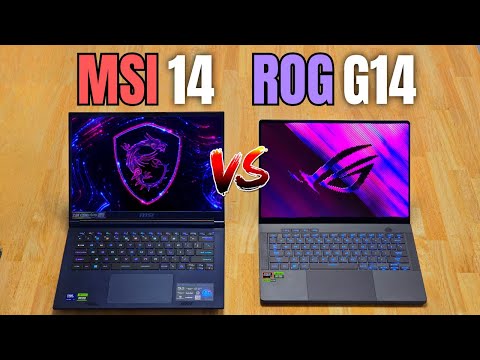 MID-RANGE vs PREMIUM Laptop - MSI Stealth 14 AI Studio vs Asus ROG Zephyrus G14 2024 Gaming Laptops