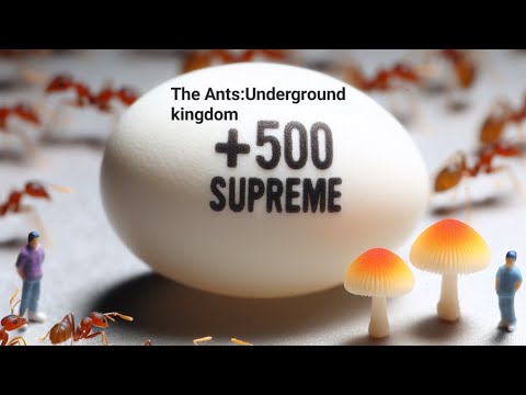 The ants:Underground Kingdom.              Incubación de +500 hormigas/Hatching +500 eggs