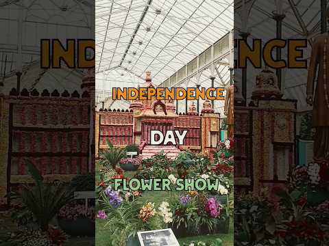 Flower Show at Lalbagh Botanical Garden in Bangalore|| Independence Day #bengalitravelvlog