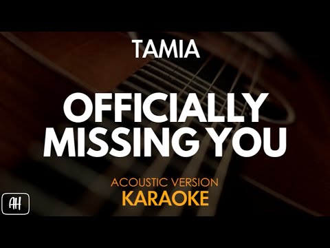 Tamia - Officially Missing You (Karaoke/Acoustic Version)