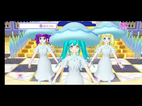 Idol Land PriPara - Shooting Star Jellyfish, three rainbow hearts!