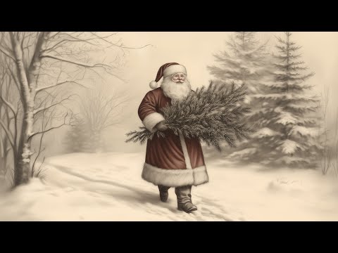 Christmas Vintage TV Art | 15 Images | 2.5 Hours | 4K | Christmas TV Art | Santa TV Art | Cozy Art