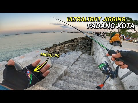 ULTRALIGHT JIGGING DI KAWASAN PENUH PELANCONG!! | CHAIFishing