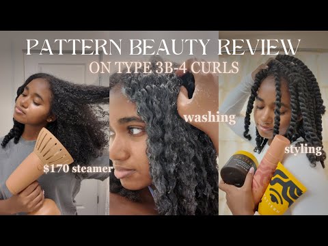 Trying Out PATTERN | Products, New Hair Steamer, Full Washing & Styling Process, Low Porosity Hair